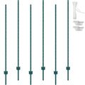 Tvoros stulpai VEVOR 6-6ft, 182,88 cm, 6 vnt.