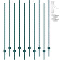 Metaliniai tvoros stulpai VEVOR 10-6ft, 182,9 cm, 10 vnt.