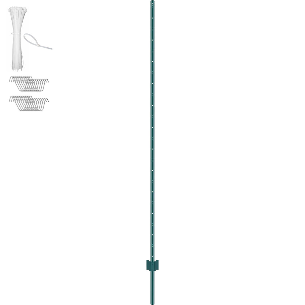 Tvoros stulpai VEVOR 10-7ft, 213 cm (10 vnt.)