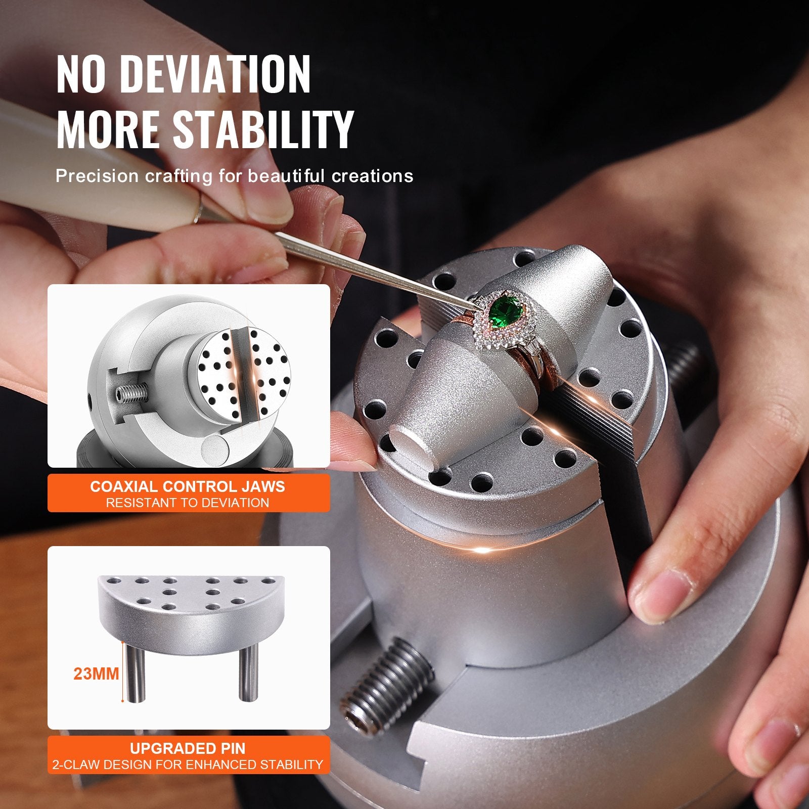 Graviravimo spaustuvai VEVOR JH-N5YC001BP, 127 mm skersmens