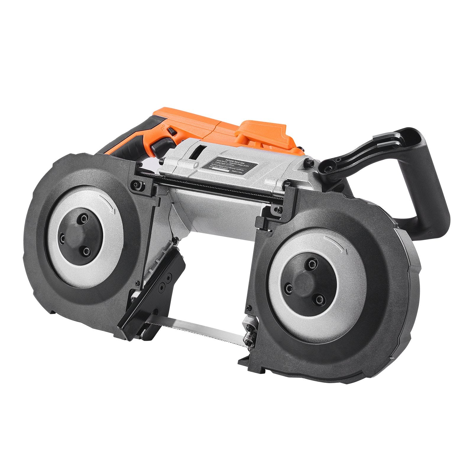 Akumuliatorinis juostinis pjūklas VEVOR BW2111, 127 mm pjovimo gylis