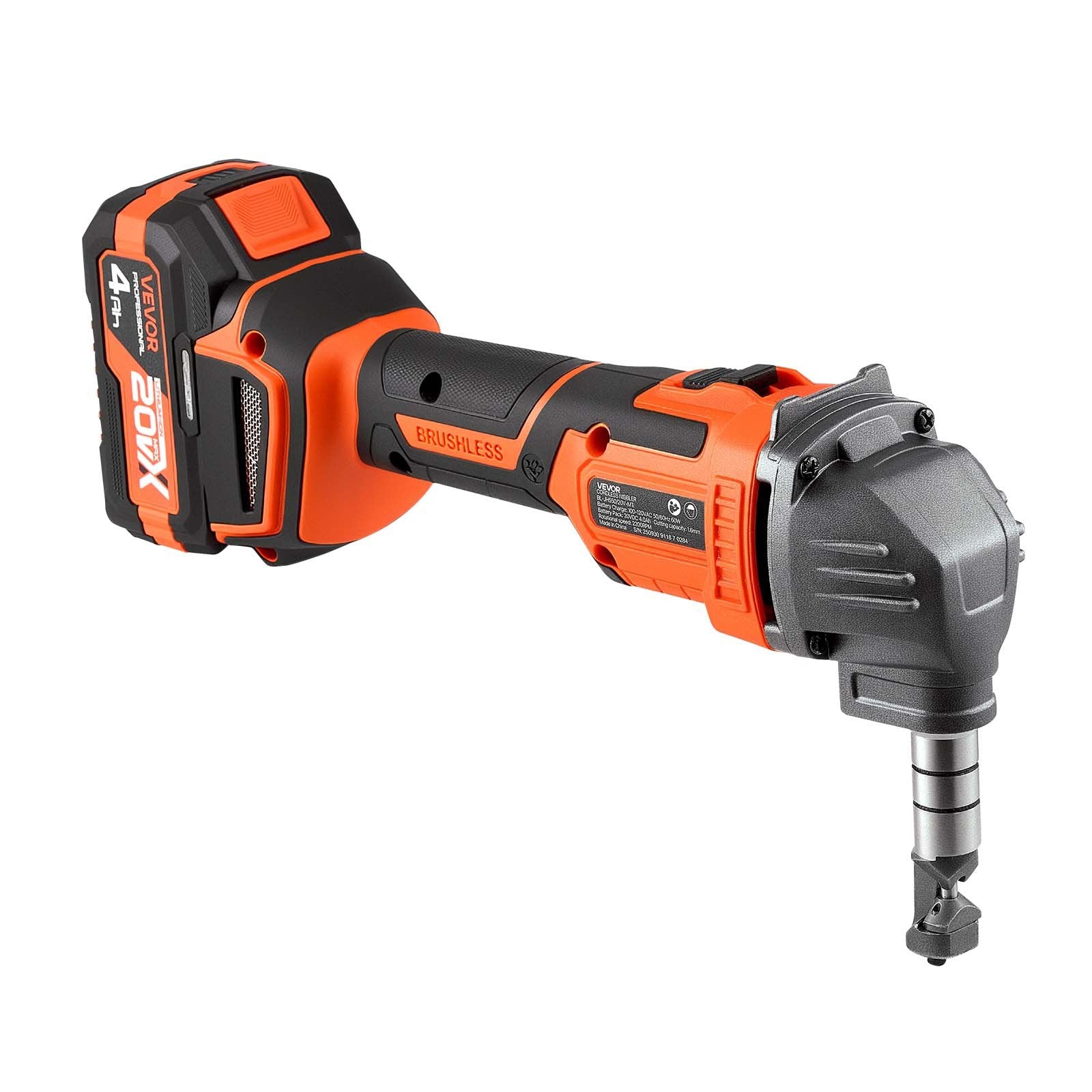 Akumuliatorinės skardos žirklės VEVOR BL-JH550/20V-MT, 20V 4Ah