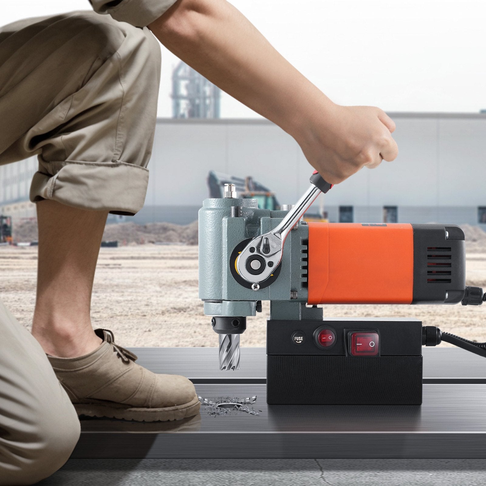 Magnetinės gręžimo staklės VEVOR 8840E, 1300 W