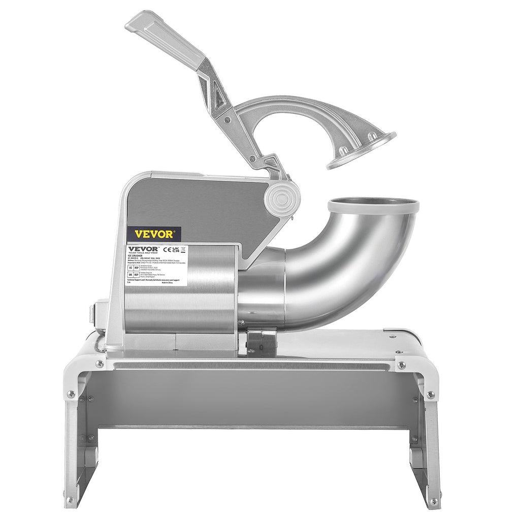 Elektrinis ledo smulkintuvas VEVOR BY-300XTD-S, 300 kg/val.