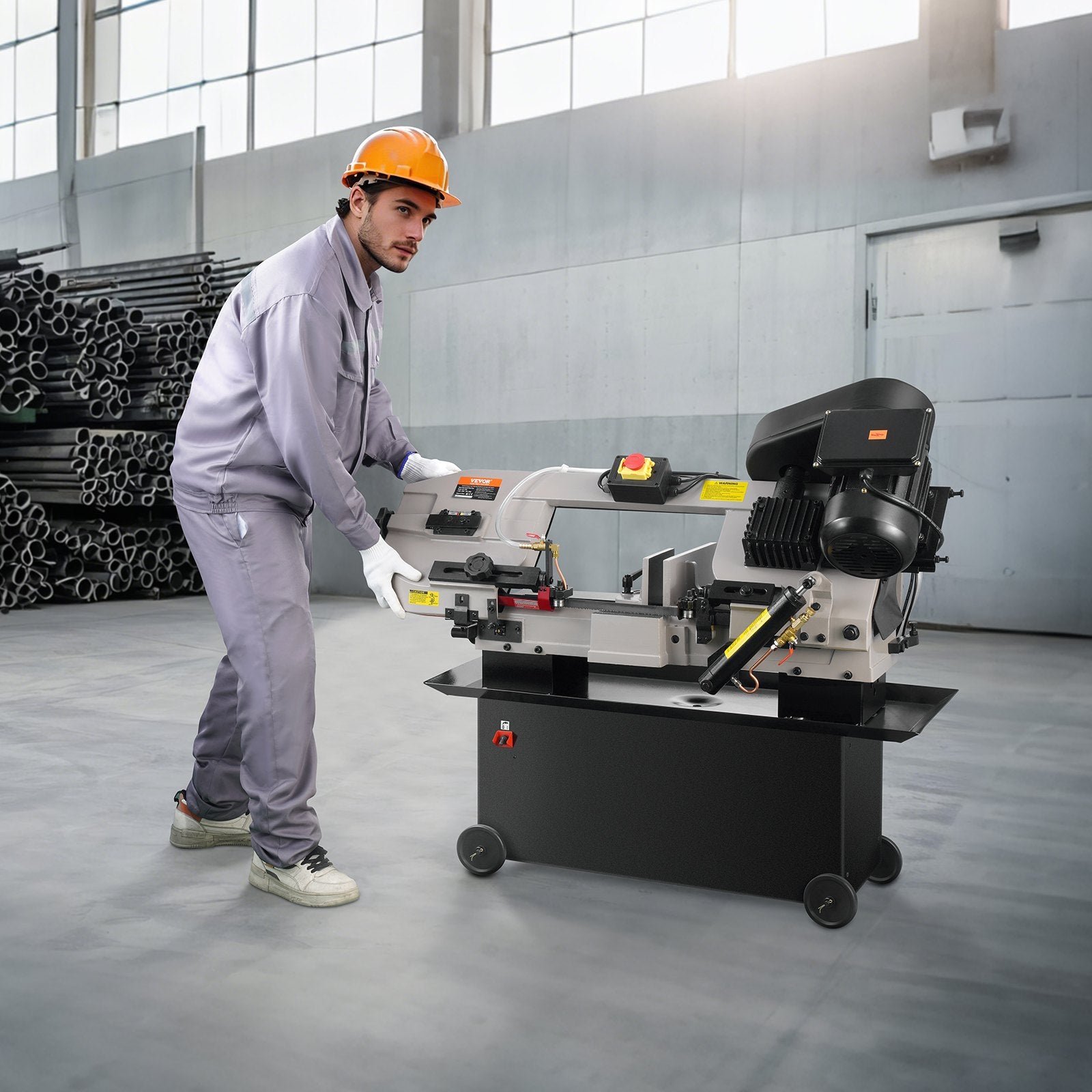 Juostinės metalo pjovimo staklės VEVOR BS-712N, 1.1 kW