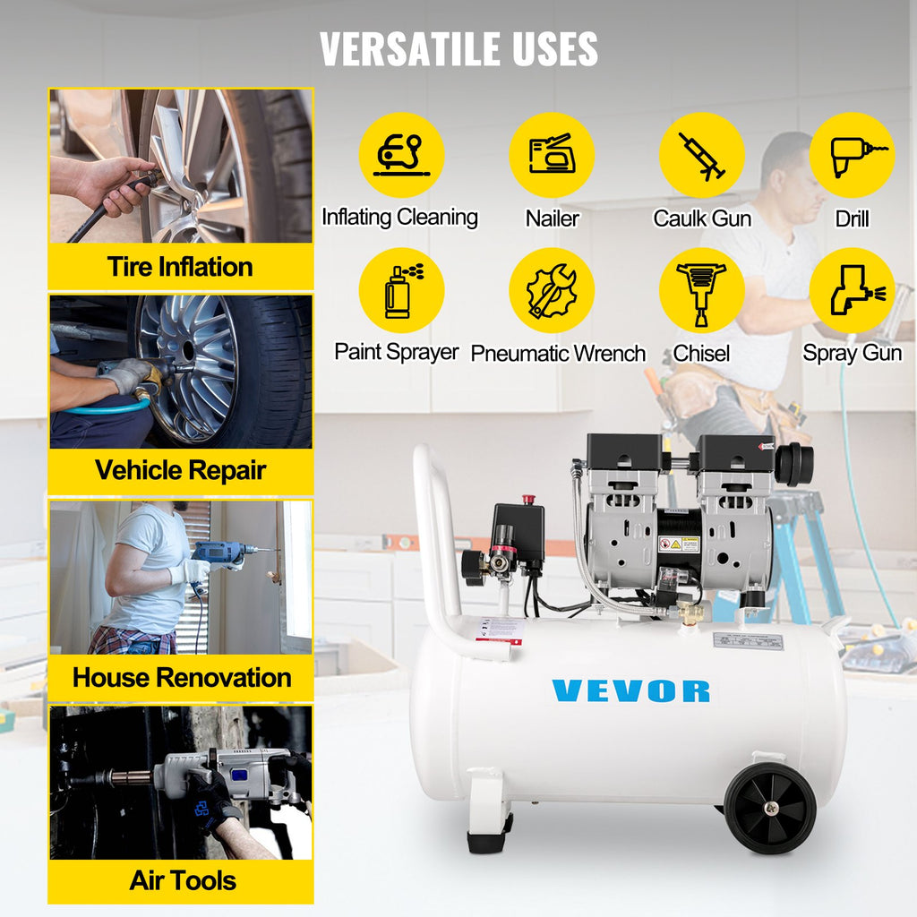 Oro kompresorius VEVOR KYJ-6554, 50 L