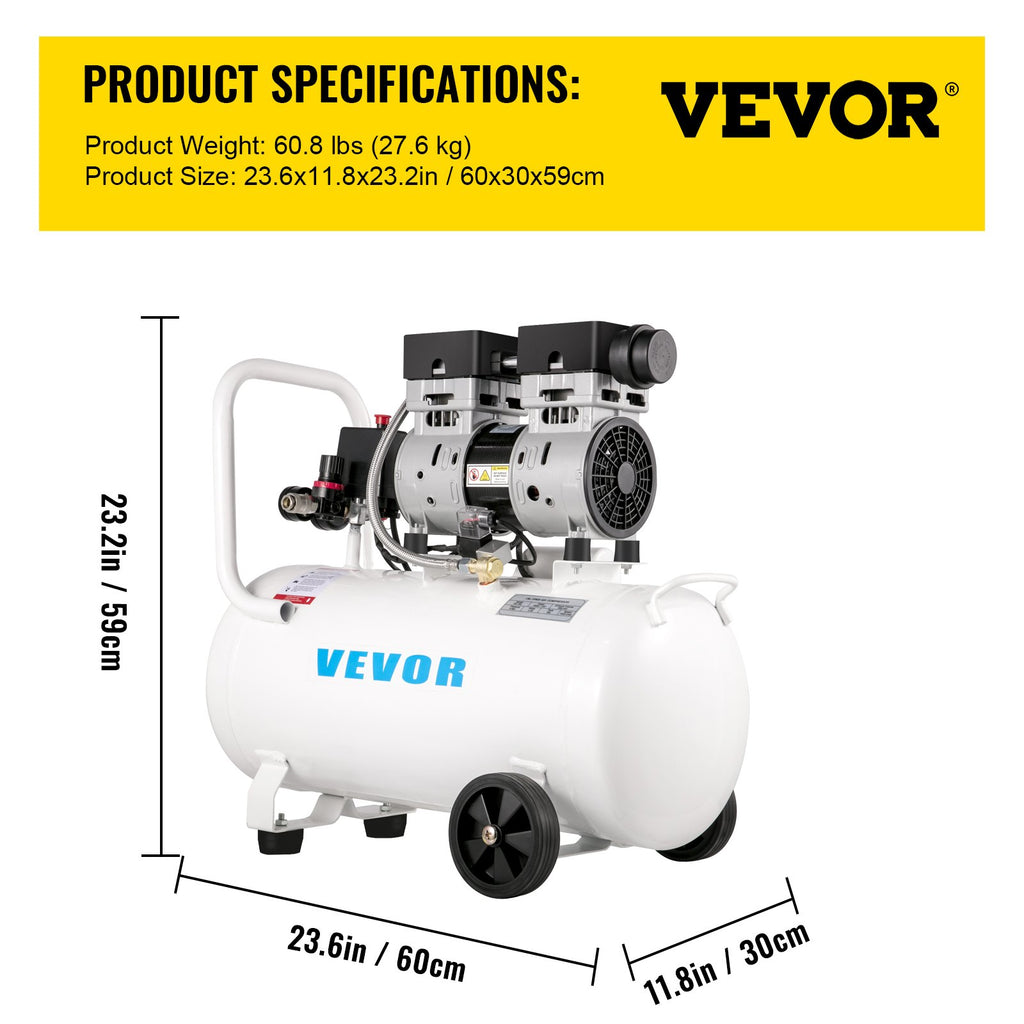 Oro kompresorius VEVOR KYJ-6554, 50 L