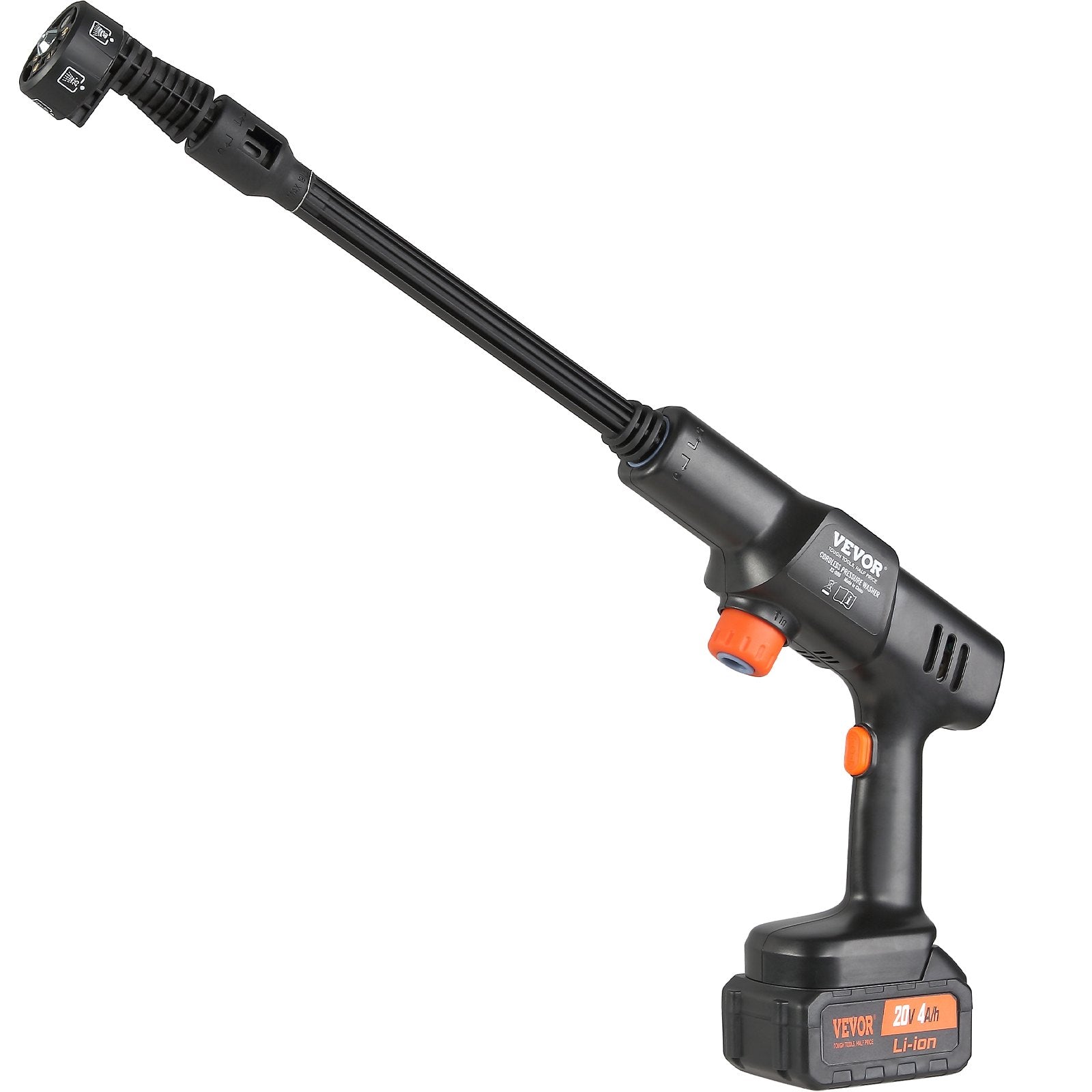 Akumuliatorinis slėginis plovimo įrenginys VEVOR XS-00B, 45 bar