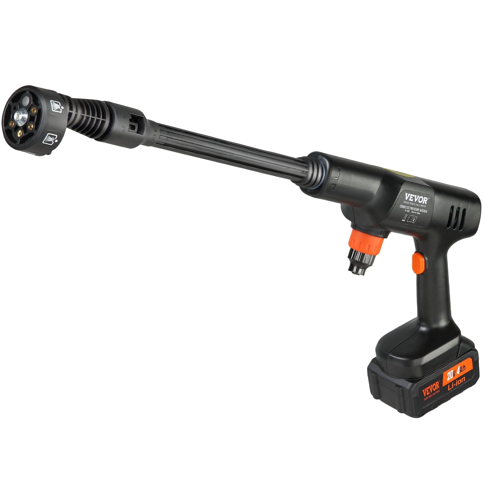 Akumuliatorinis slėginis plovimo įrenginys VEVOR XS-00B, 45 bar