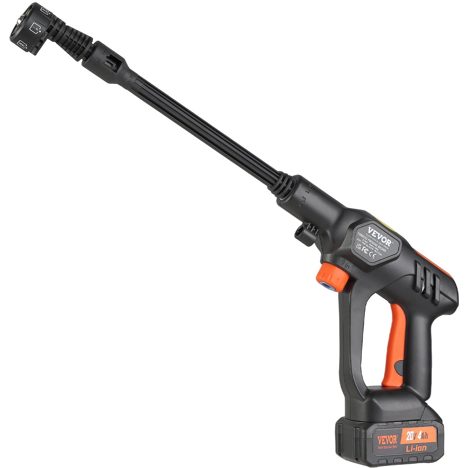 Akumuliatorinis aukšto slėgio plovimo įrenginys VEVOR XS-003, 45 bar
