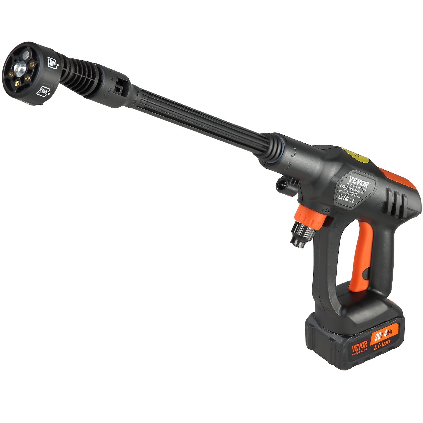 Akumuliatorinis aukšto slėgio plovimo įrenginys VEVOR XS-003, 45 bar