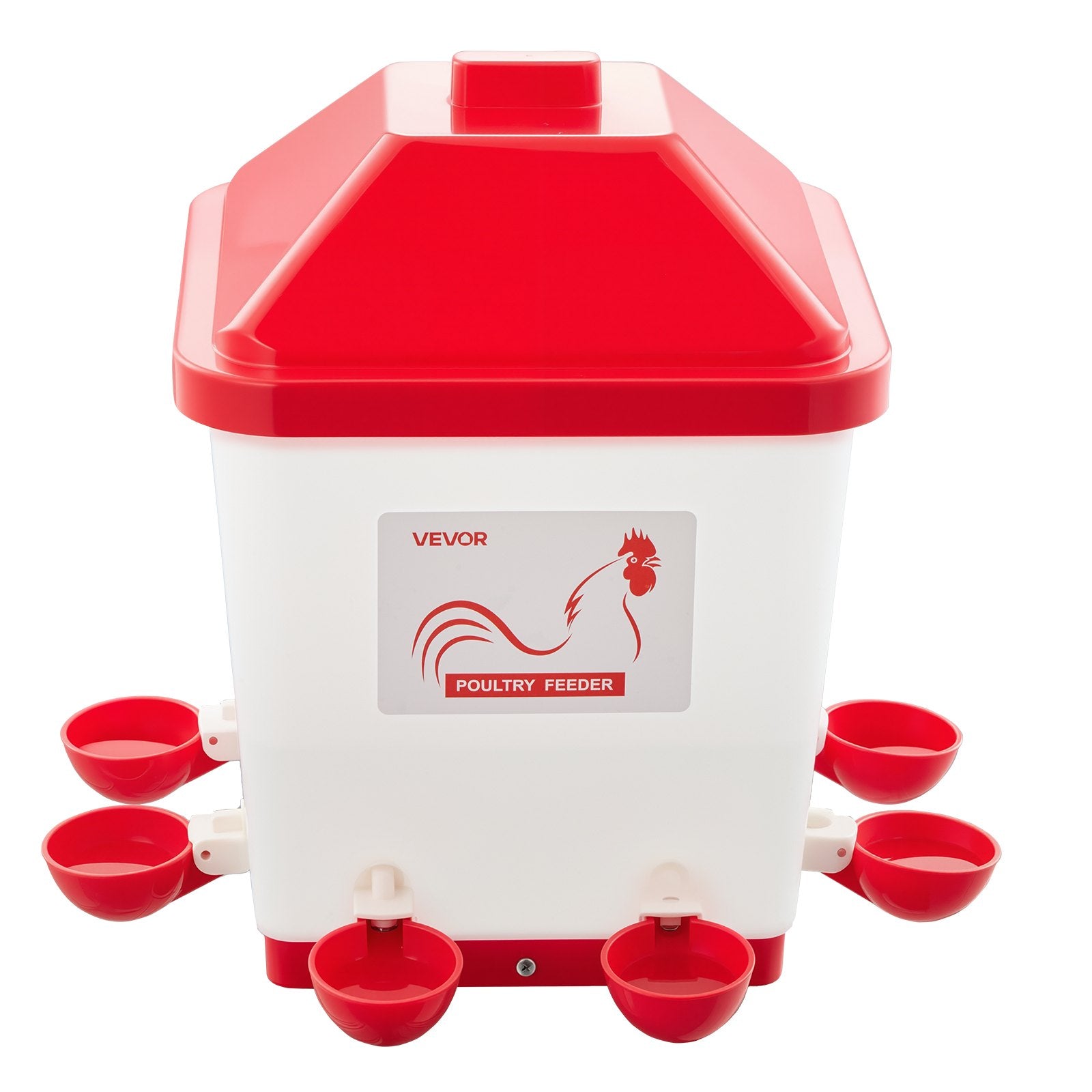 Automatinė lesyklėlė ir girdykla naminiams paukščiams VEVOR 5GAL F+D, 19 L / 18,14 kg