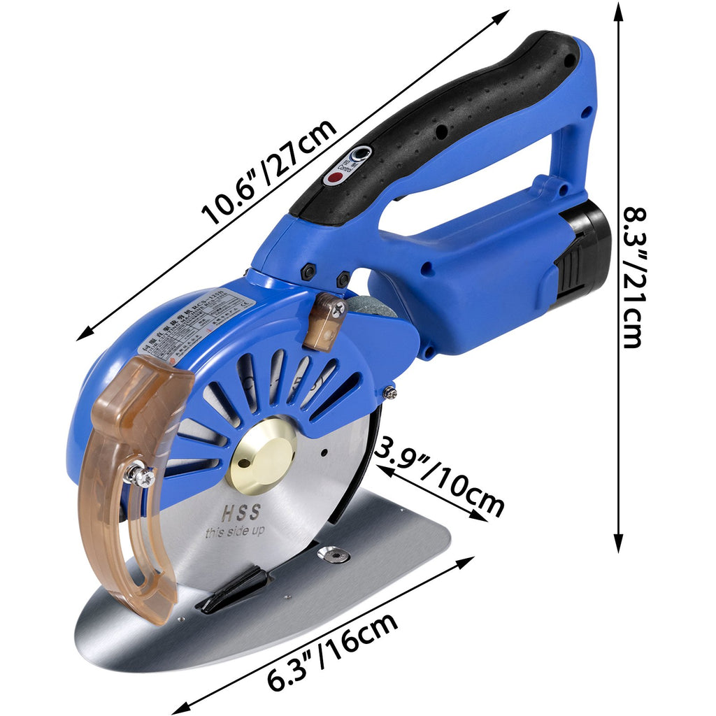 Elektrinis audinių pjoviklis VEVOR 125 mm, 39 mm pjovimo aukštis