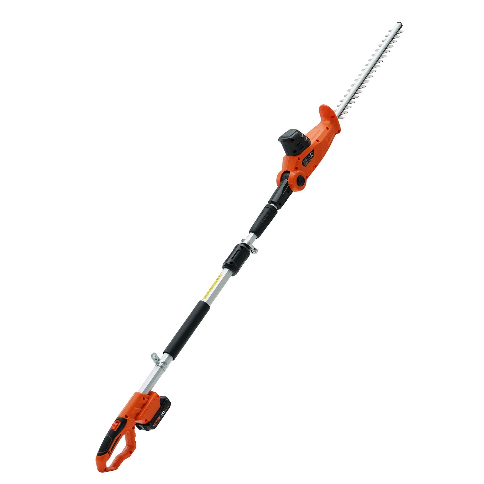 Akumuliatorinės gyvatvorių žirklės su teleskopine rankena VEVOR ET1611, 20V