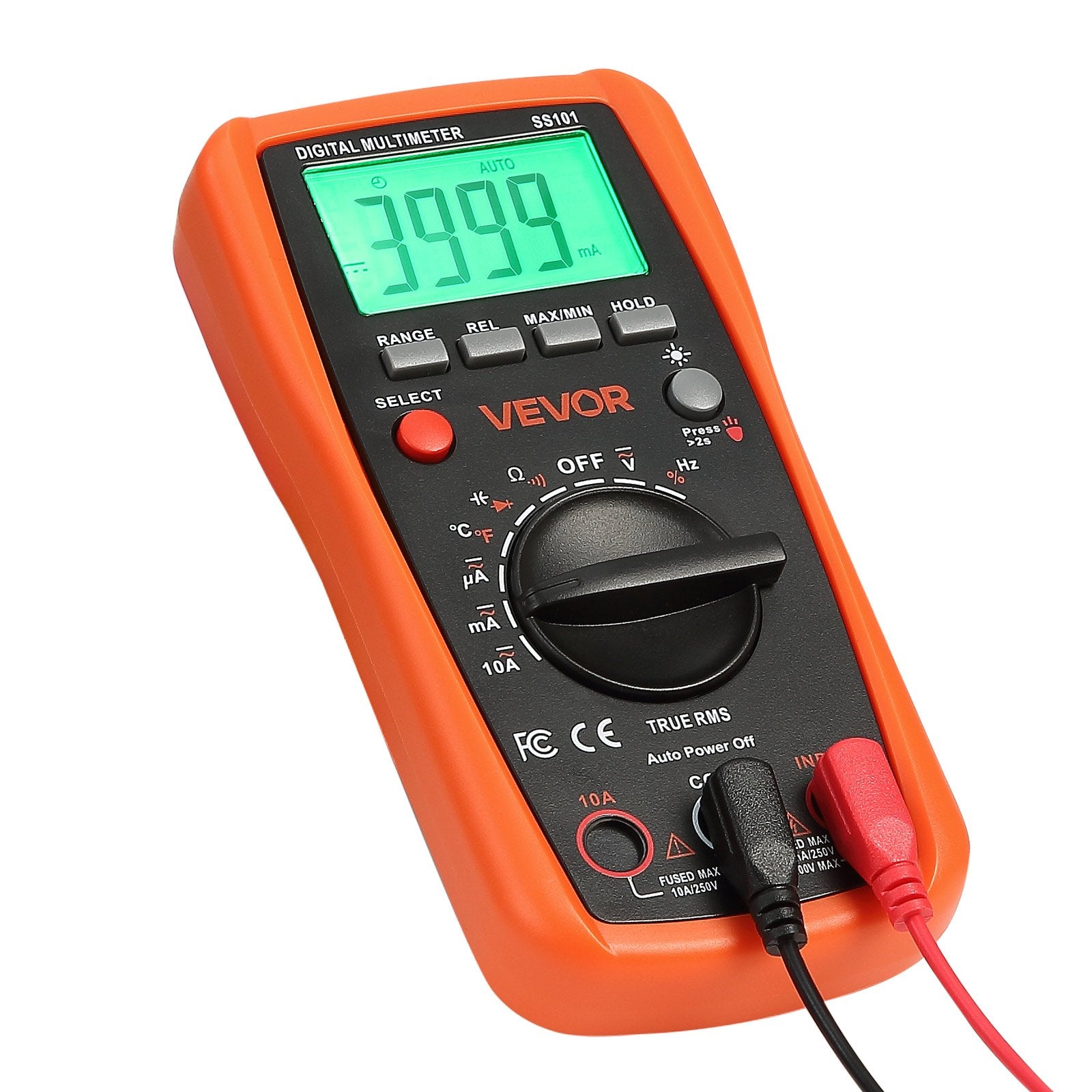 Skaitmeninis multimetras VEVOR SS101, 4000 padalų