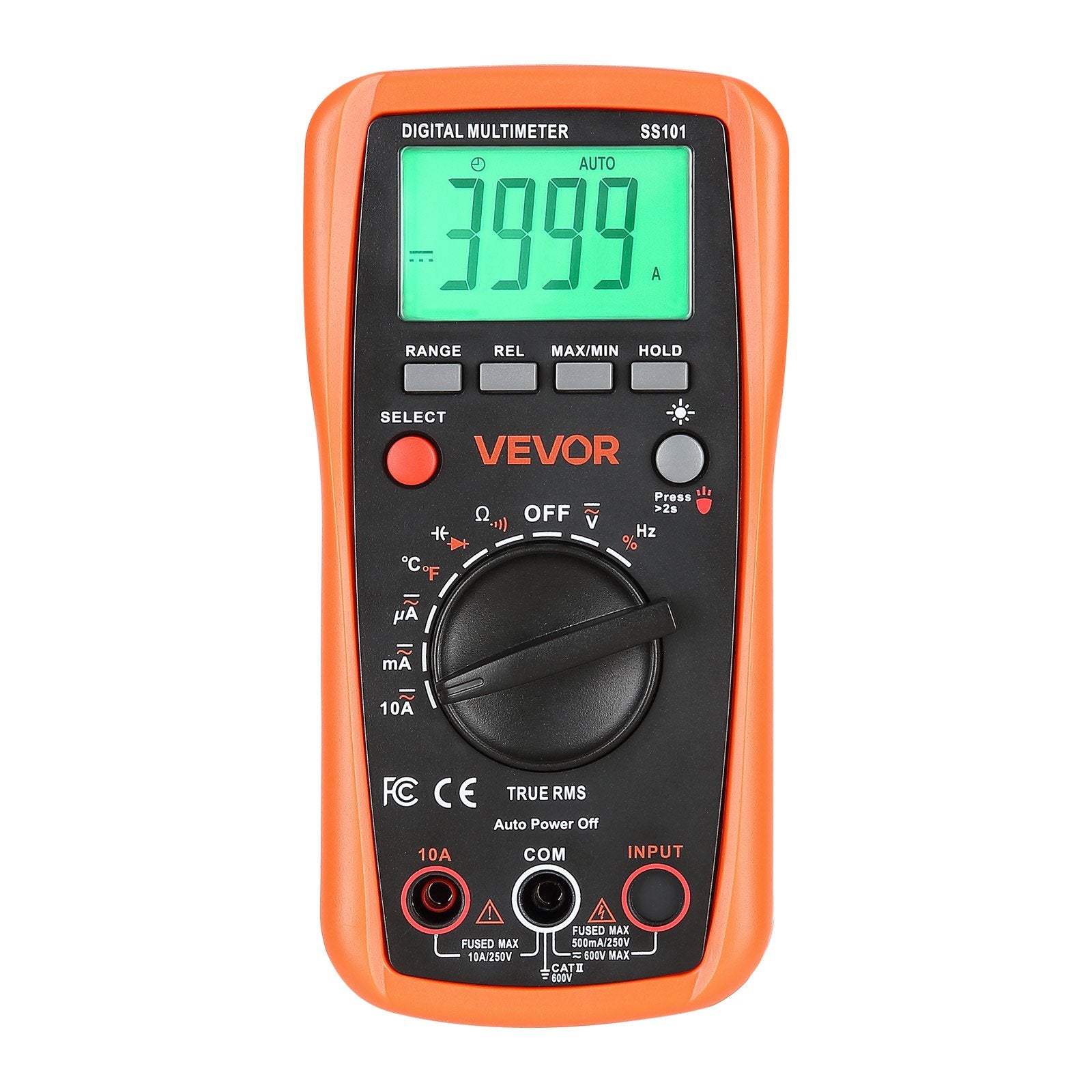 Skaitmeninis multimetras VEVOR SS101, 4000 padalų