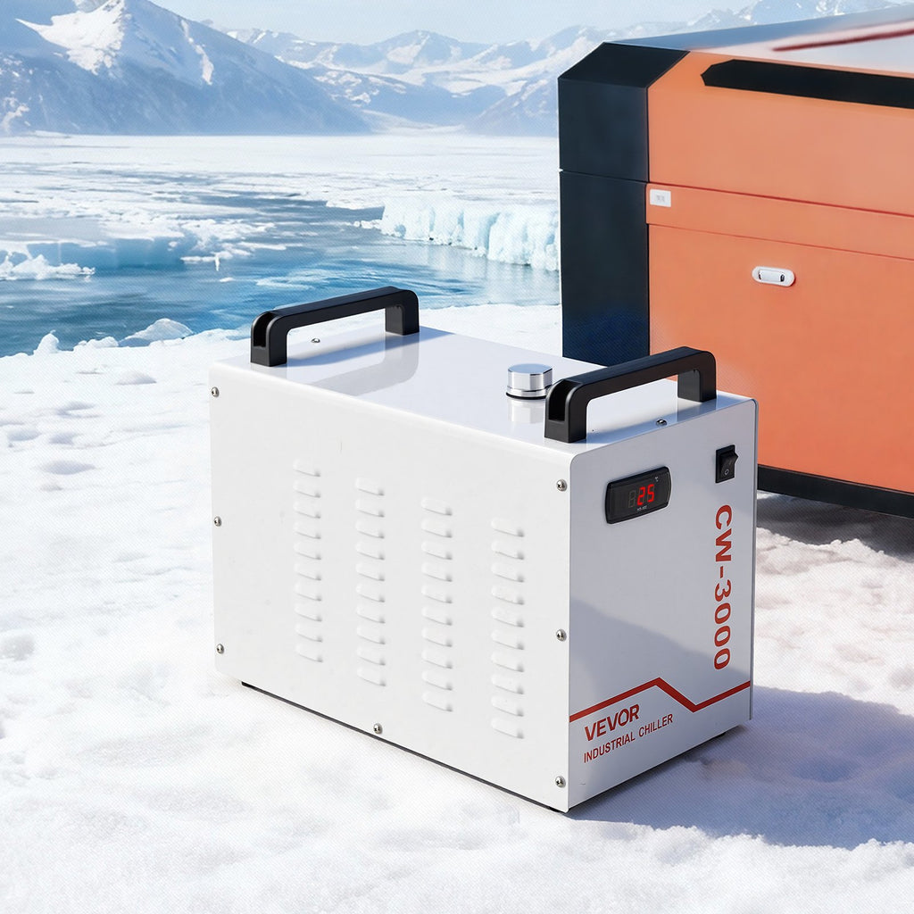 Pramoninis vandens aušintuvas VEVOR CW-3000, 9 l talpa