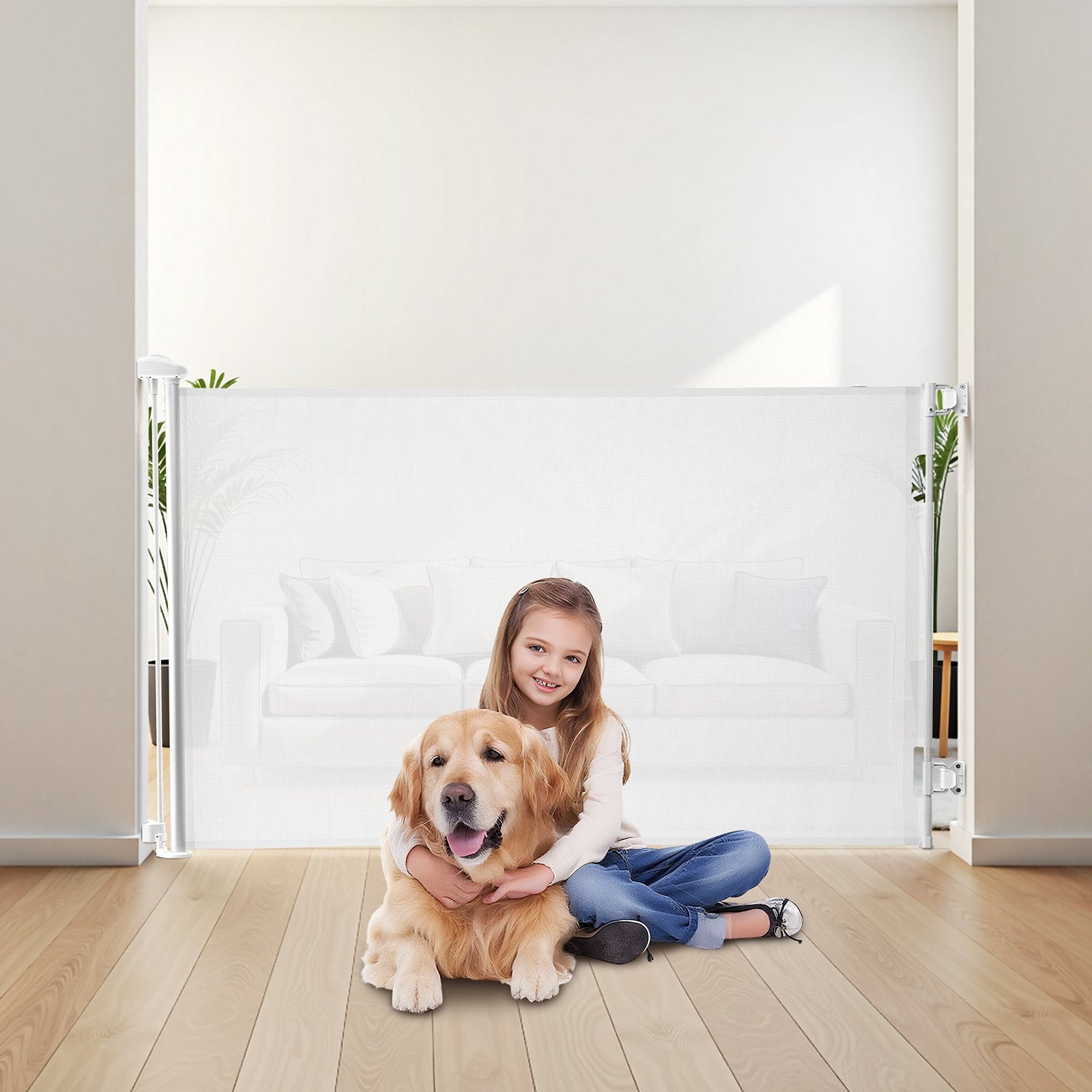 Ištraukiami apsauginiai varteliai VEVOR SH20.006D04B-180, iki 1850 mm pločio