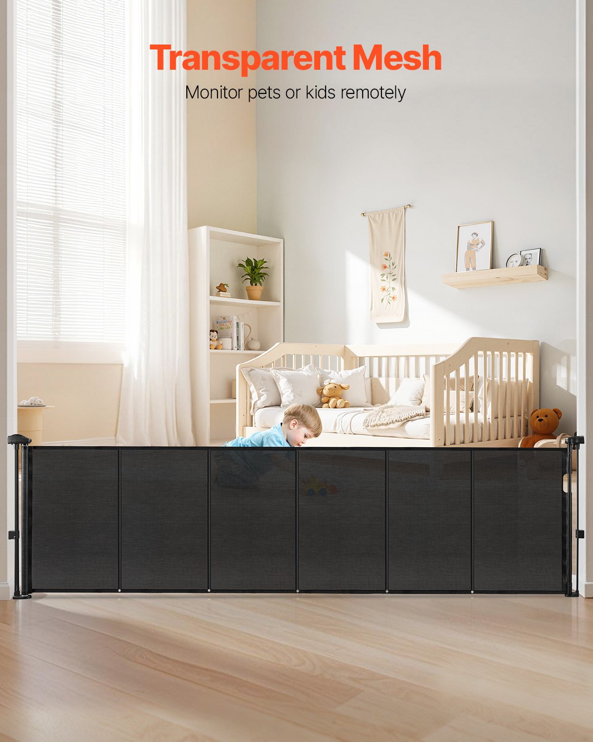 Ištraukiami apsauginiai varteliai VEVOR SH20.006BB-280CD, 280 cm pločio
