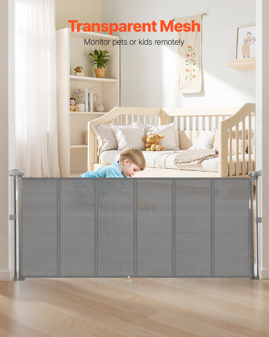 Susukami apsauginiai varteliai VEVOR SH20.006BB-180CD, 1800 mm pločio