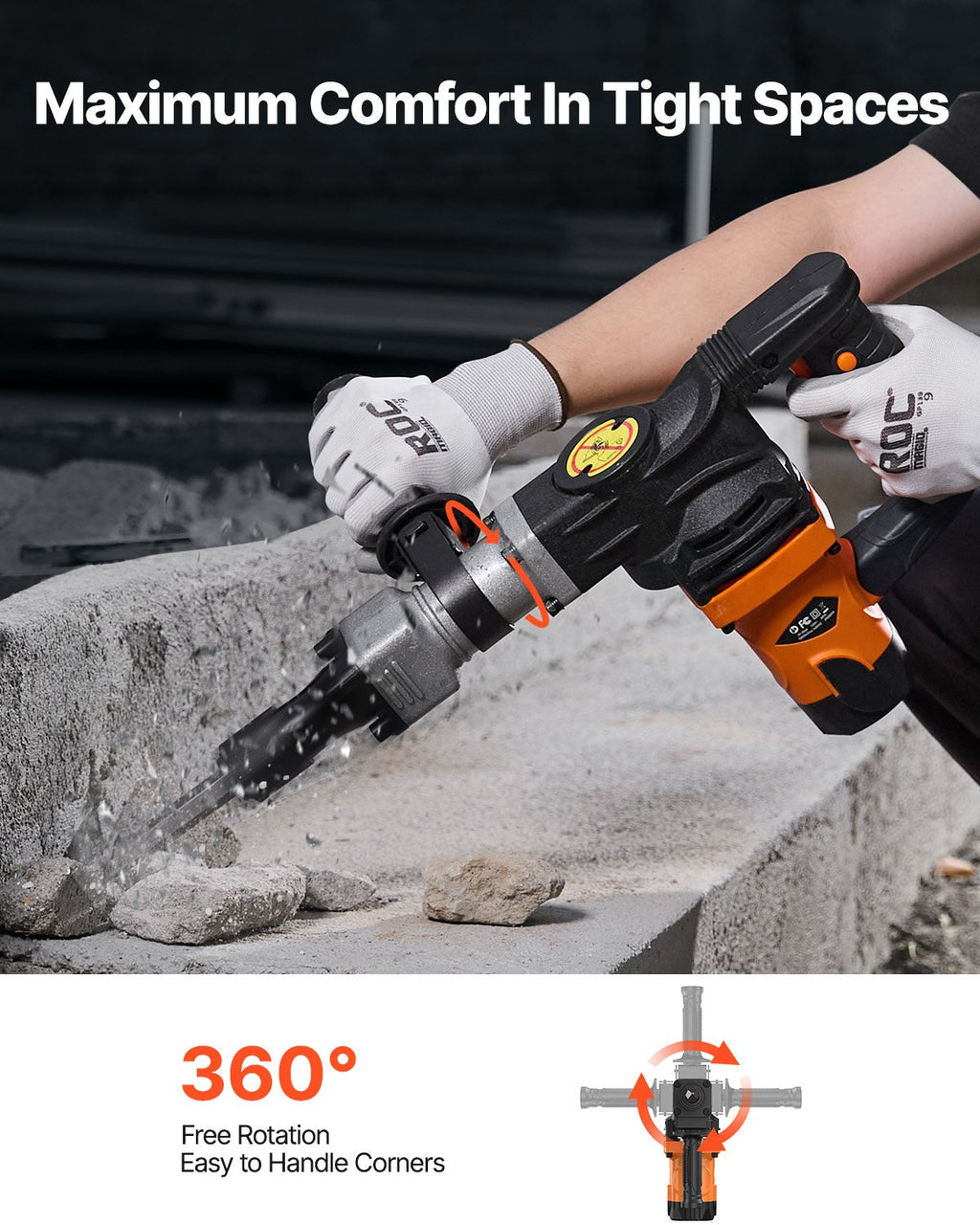 Atskeliamasis kūjis VEVOR JH-0840, 1400W