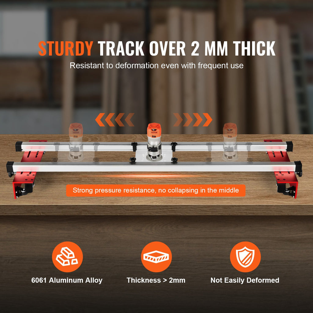 Frezavimo staklių kreipiančioji VEVOR YS60-001, 152 cm