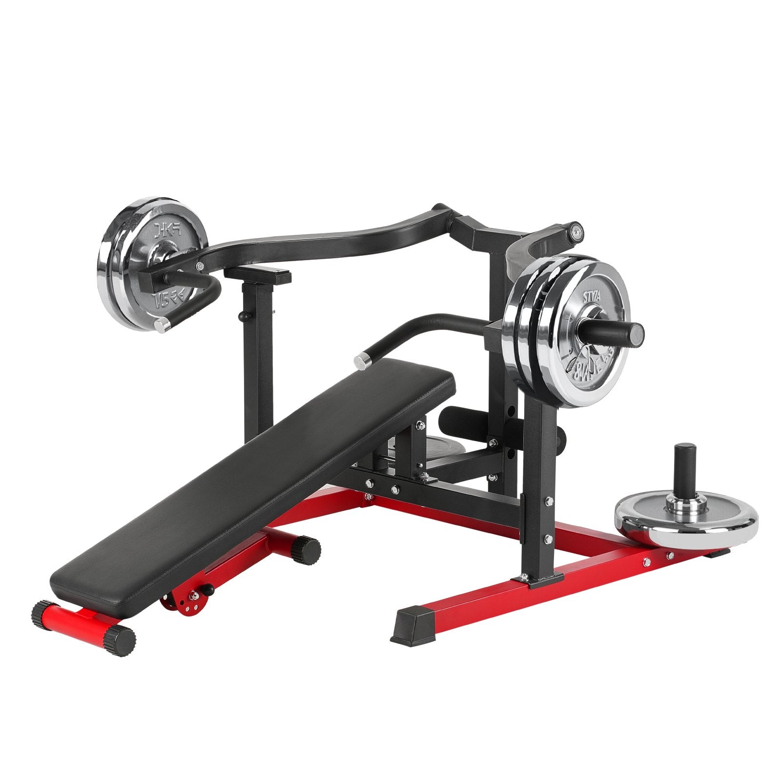 Krūtinės spaudimo treniruoklis VEVOR BN1901B, 204 kg apkrova
