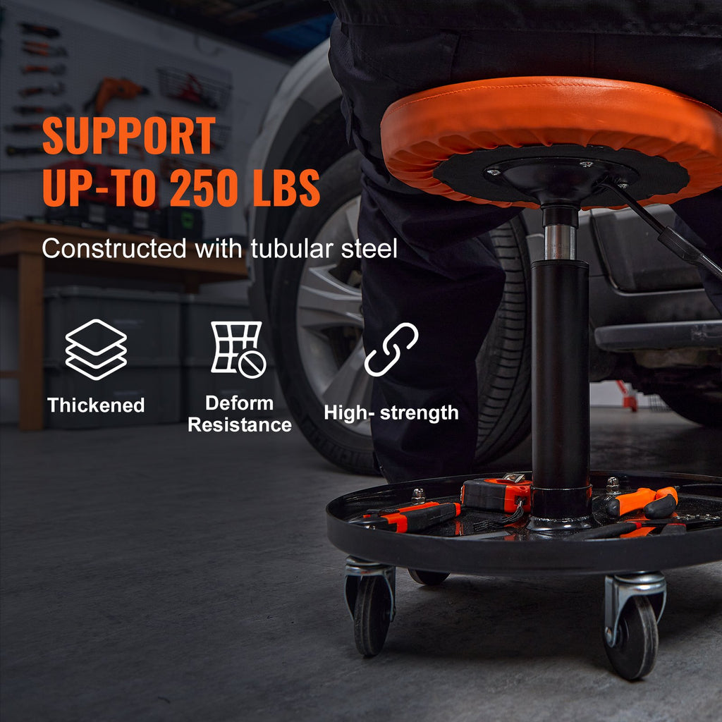 Mechaniko kėdė VEVOR, 113 kg keliamoji galia