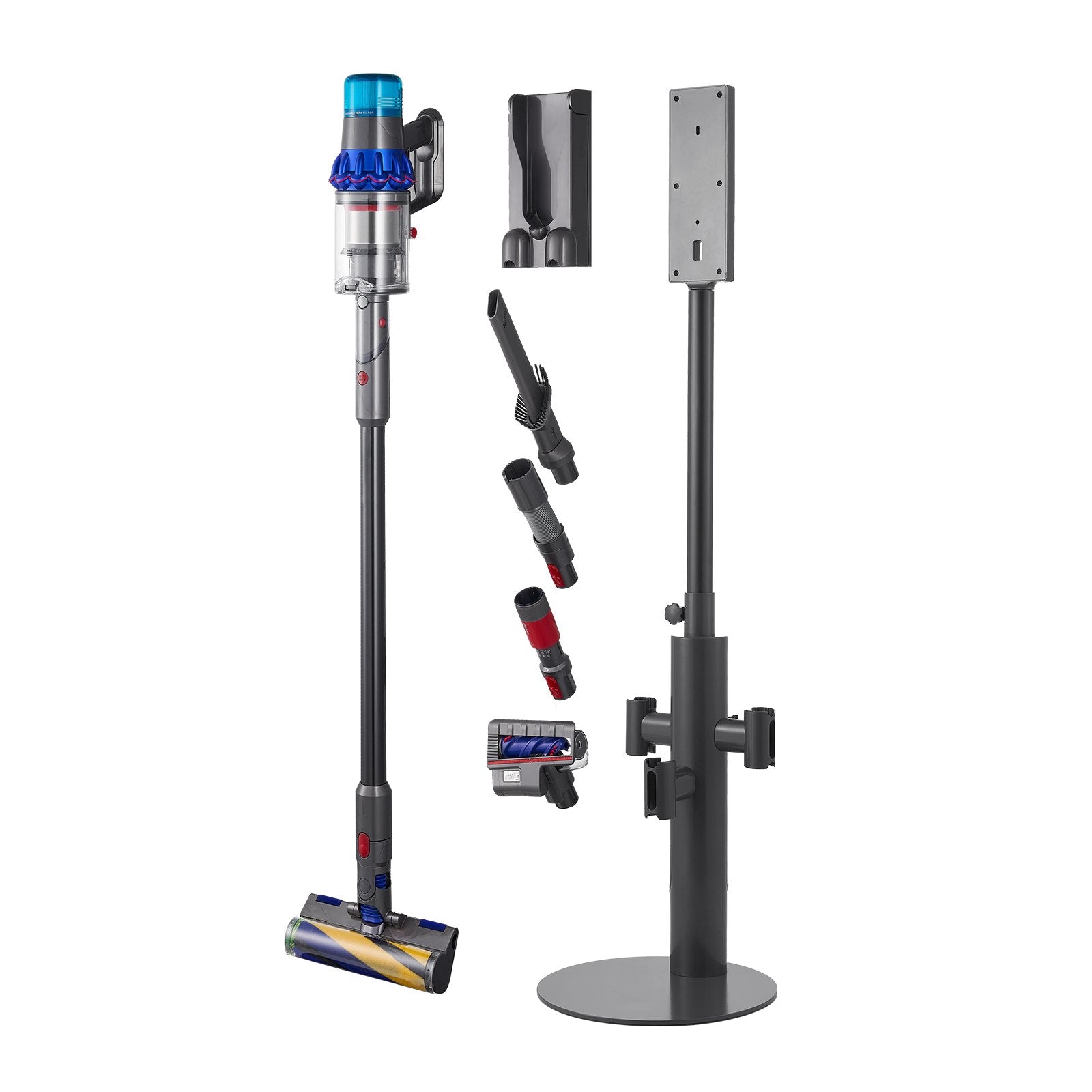 Dulkių siurblio stovas VEVOR D14, suderinamas su Dyson V7-V15 serija