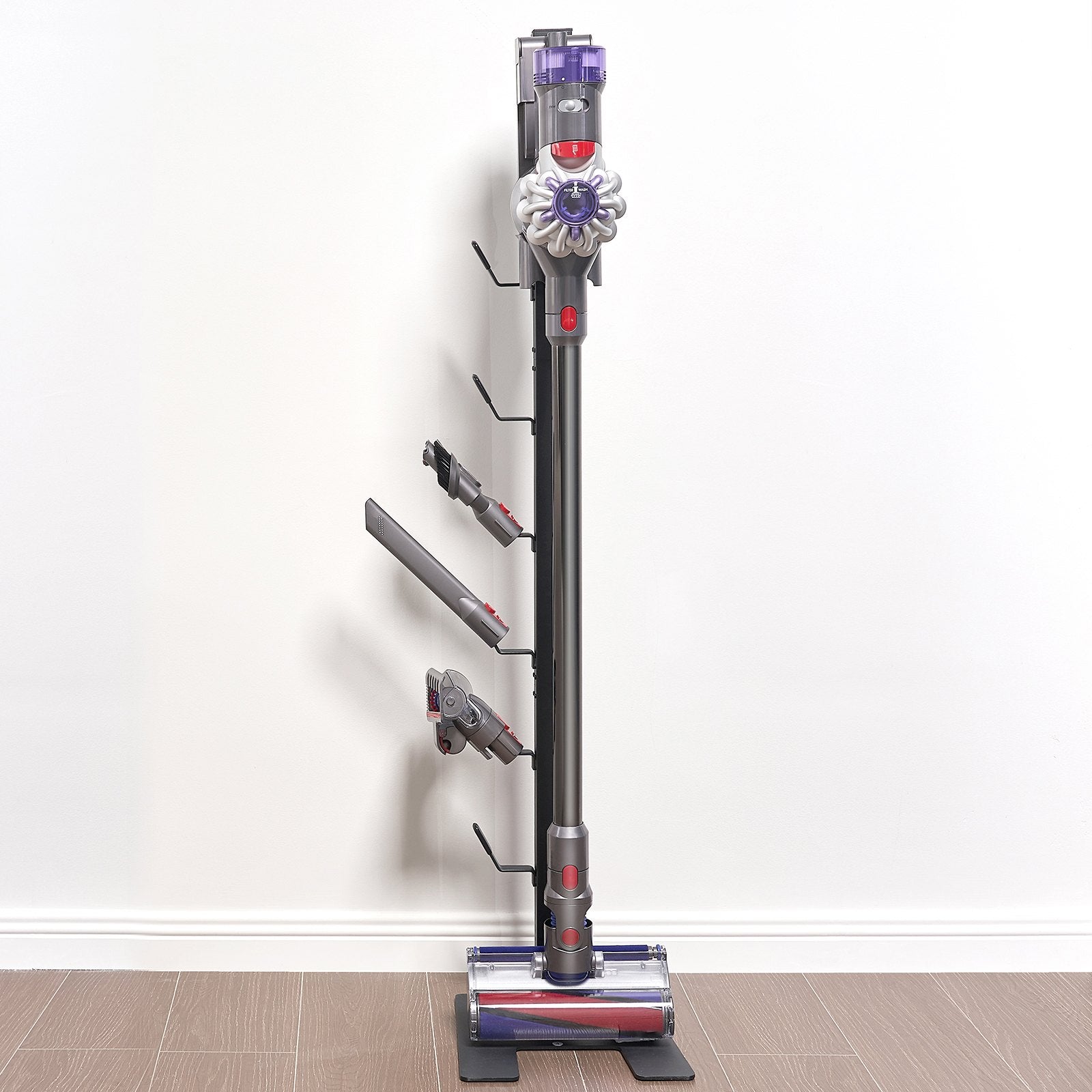 Dulkių siurblio stovas VEVOR HLFGSJLG-01, suderinamas su Dyson V6-V15 modeliais