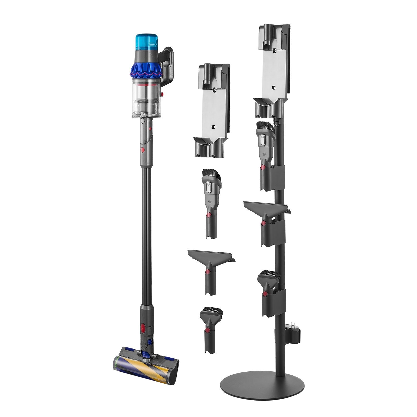 Dulkių siurblio stovas VEVOR D15, suderinamas su Dyson V7-V15 serijomis
