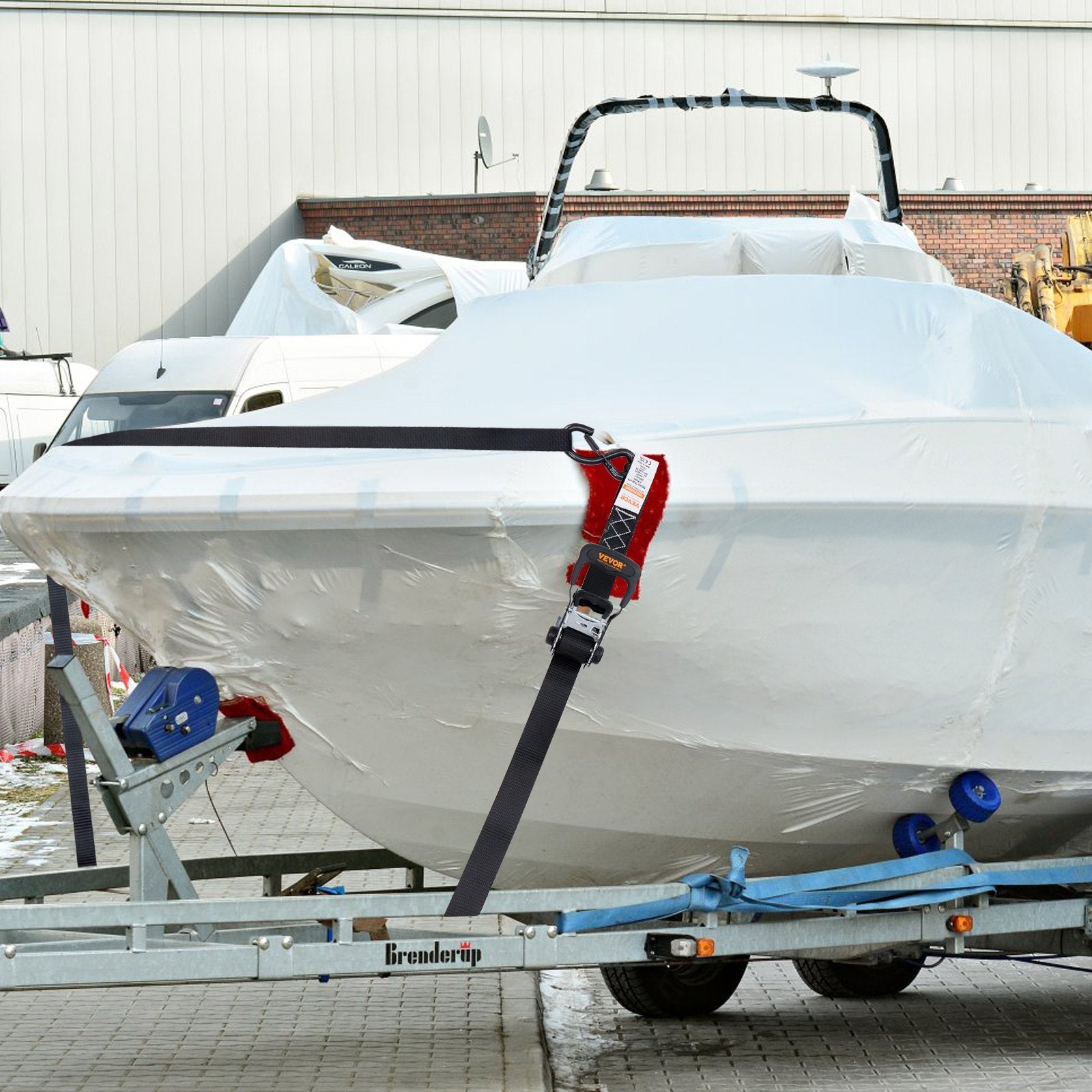 Krovinių tvirtinimo diržai VEVOR XMRS38-4, 2362 kg trūkimo jėga