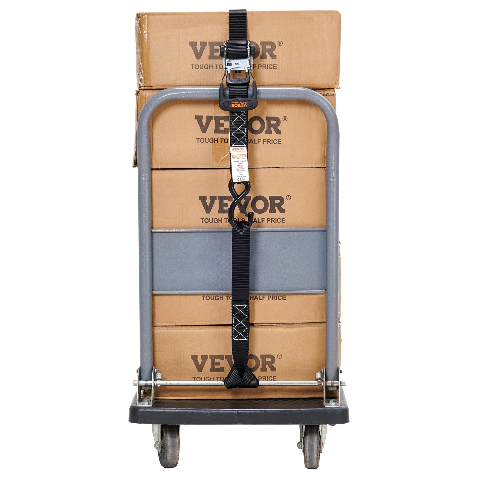 Krovinių tvirtinimo diržai VEVOR XMRS38-4, 2362 kg trūkimo jėga