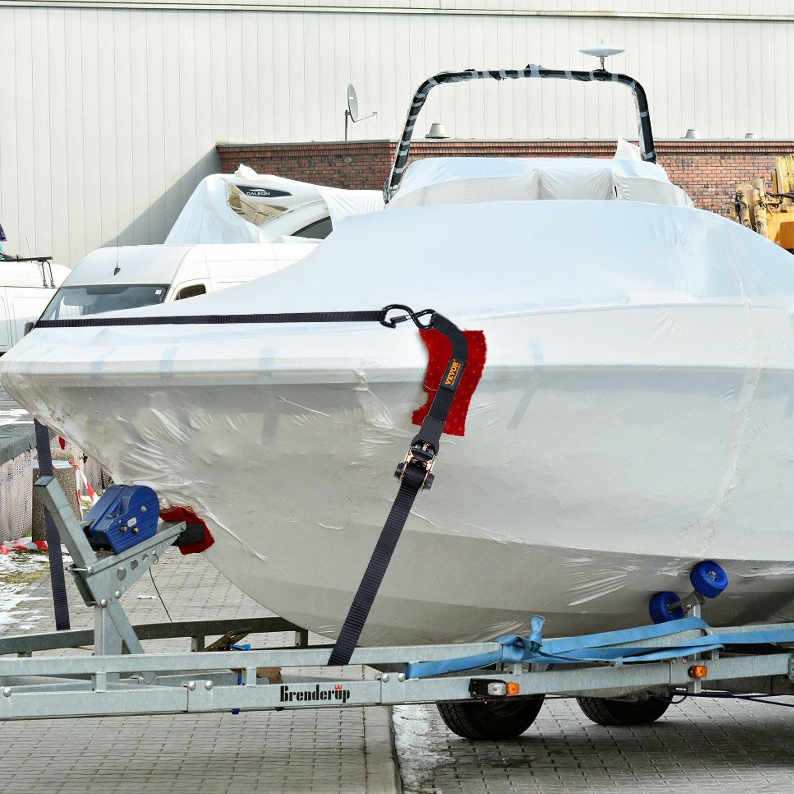 Tvirtinimo diržai su terkšle VEVOR XMRS25-4, 998 kg