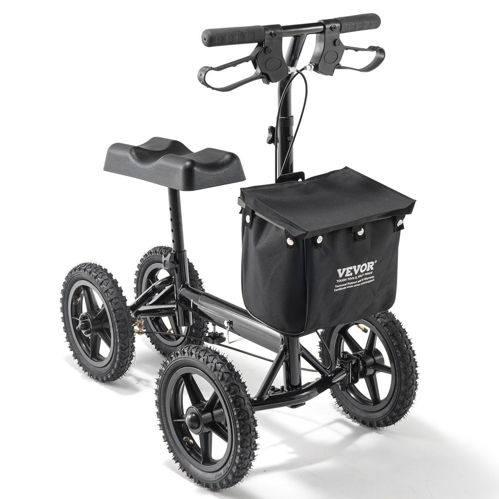 Sulankstomas kelių paspirtukas VEVOR HFK-9277KD, 160 kg apkrova