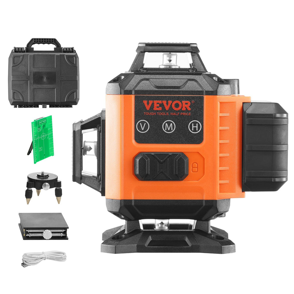 Lazerinis nivelyras VEVOR CM04, 30 m veikimo atstumas