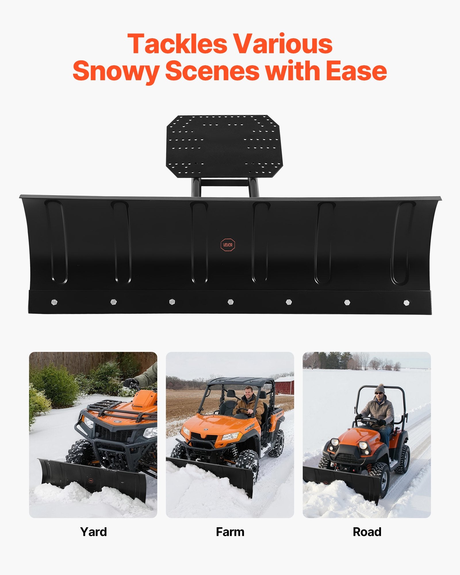 Sniego stumtuvas VEVOR ATV-001-48, 122 cm