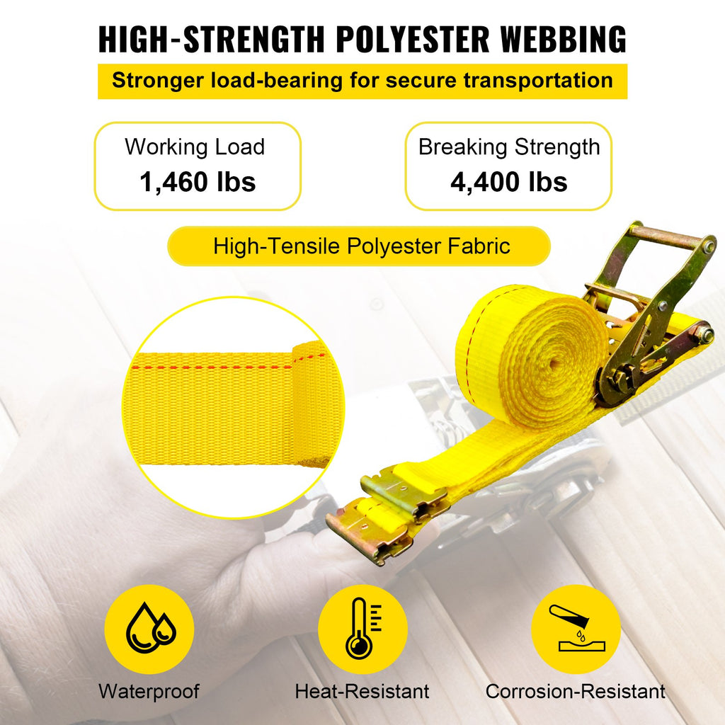 E-Track tvirtinimo diržai VEVOR VV-RS-TD1815, 18 vnt. komplektas