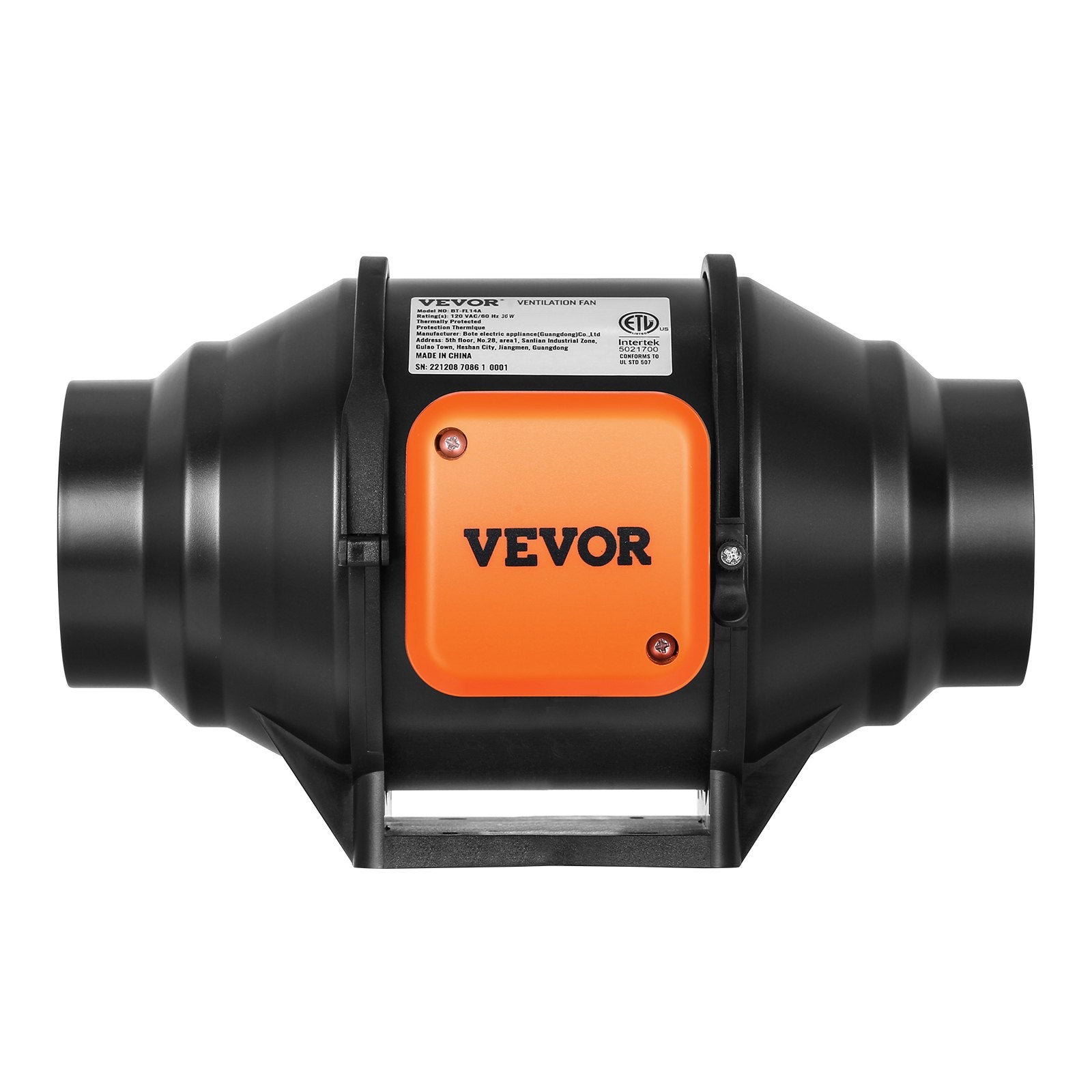 Kanalinis ventiliatorius VEVOR GX-04-100, 220 m³/h