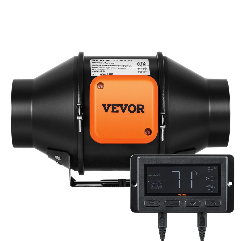 Kanalinis ventiliatorius VEVOR VV-GDFJ-EC4, 102 mm