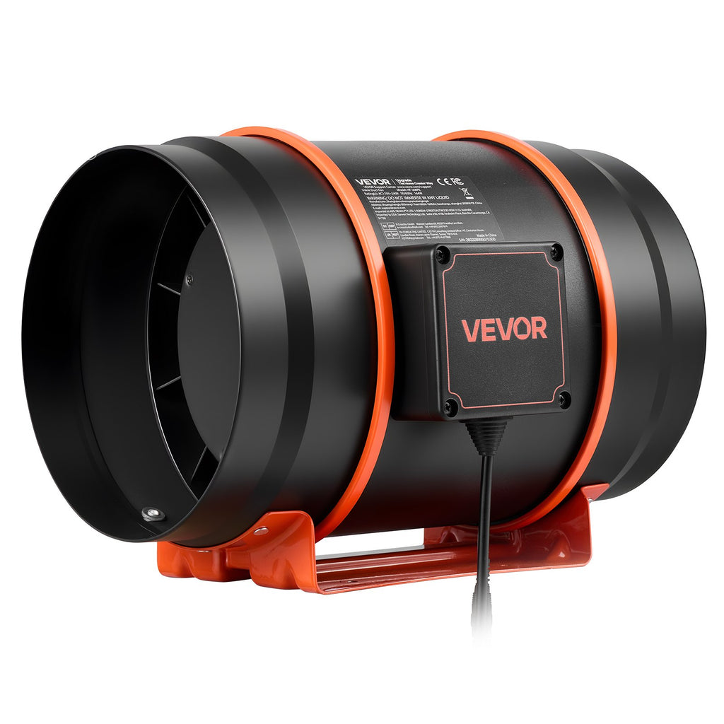 Kanalinis ventiliatorius VEVOR HF-200PE, 1372 m³/h
