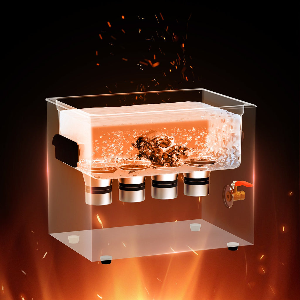 Ultragarsinė valyklė VEVOR TH-40AXN, 10 l talpos