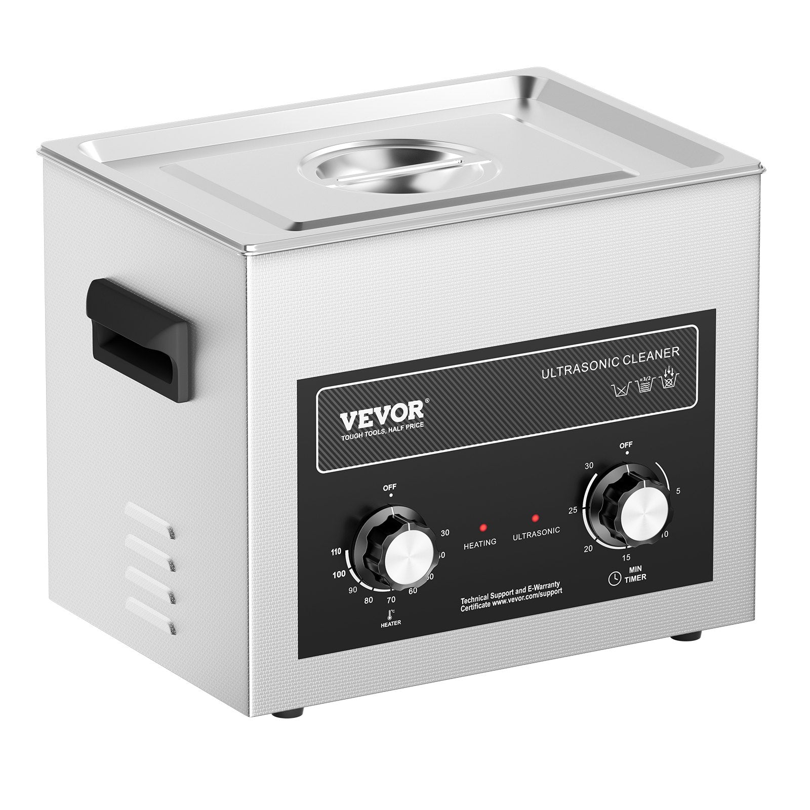 Ultragarsinė valyklė VEVOR TH-40AXN, 10 l talpos