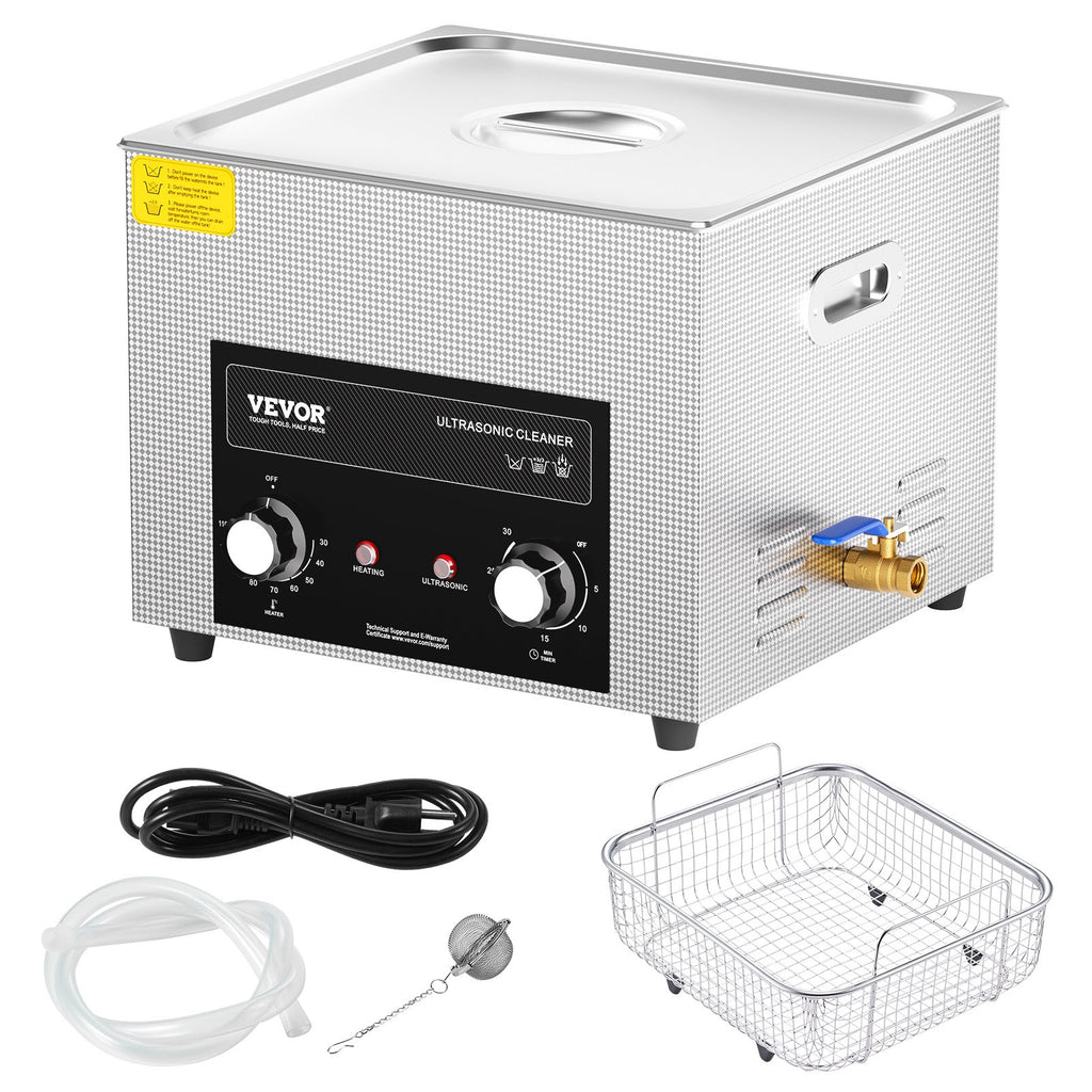 Ultragarsinė valyklė VEVOR KZ-S15, 15 l talpa