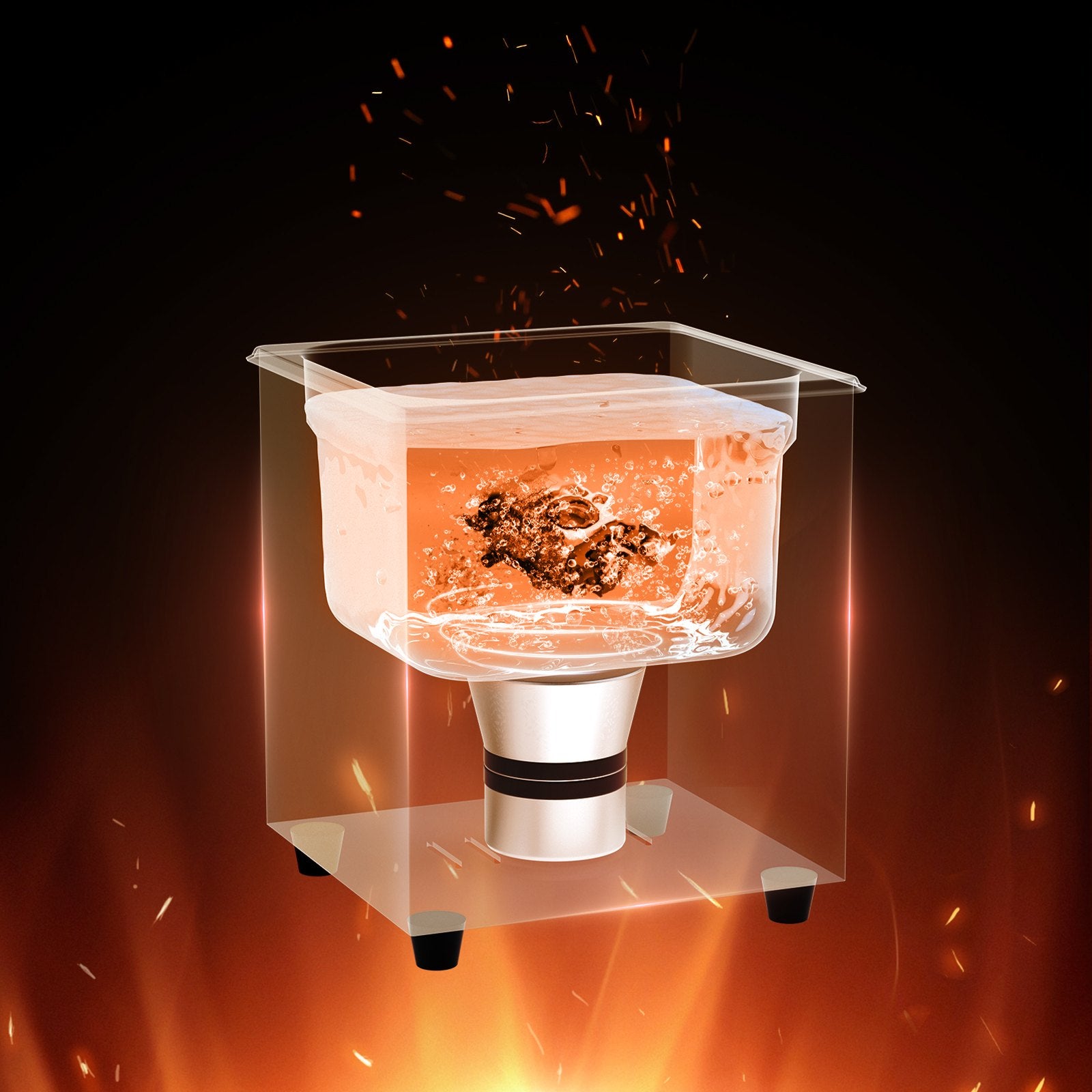 Ultragarsinė valyklė VEVOR KZ-S2, 2 l talpa