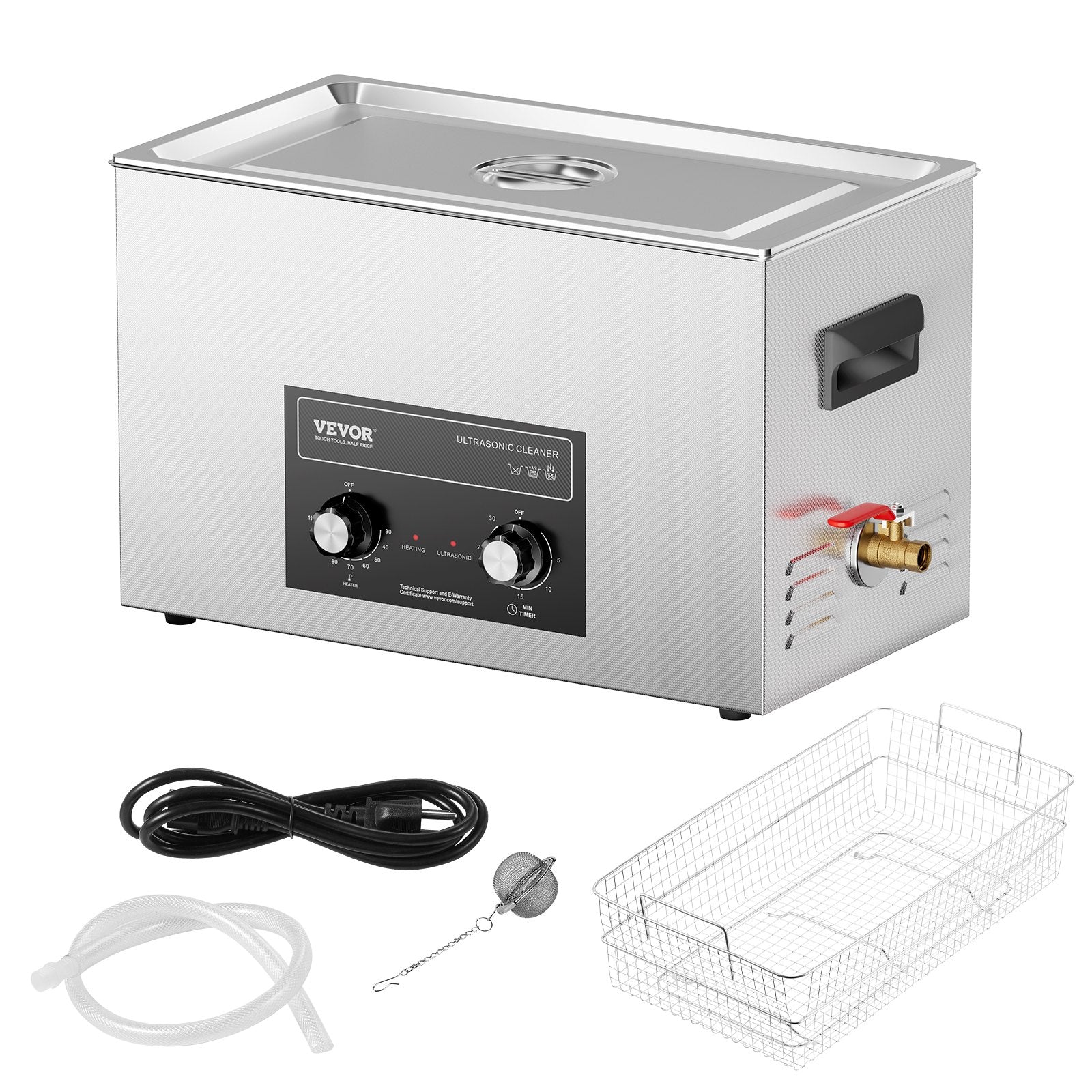 Ultragarsinė valyklė VEVOR TH-100AXN, 30 l talpa