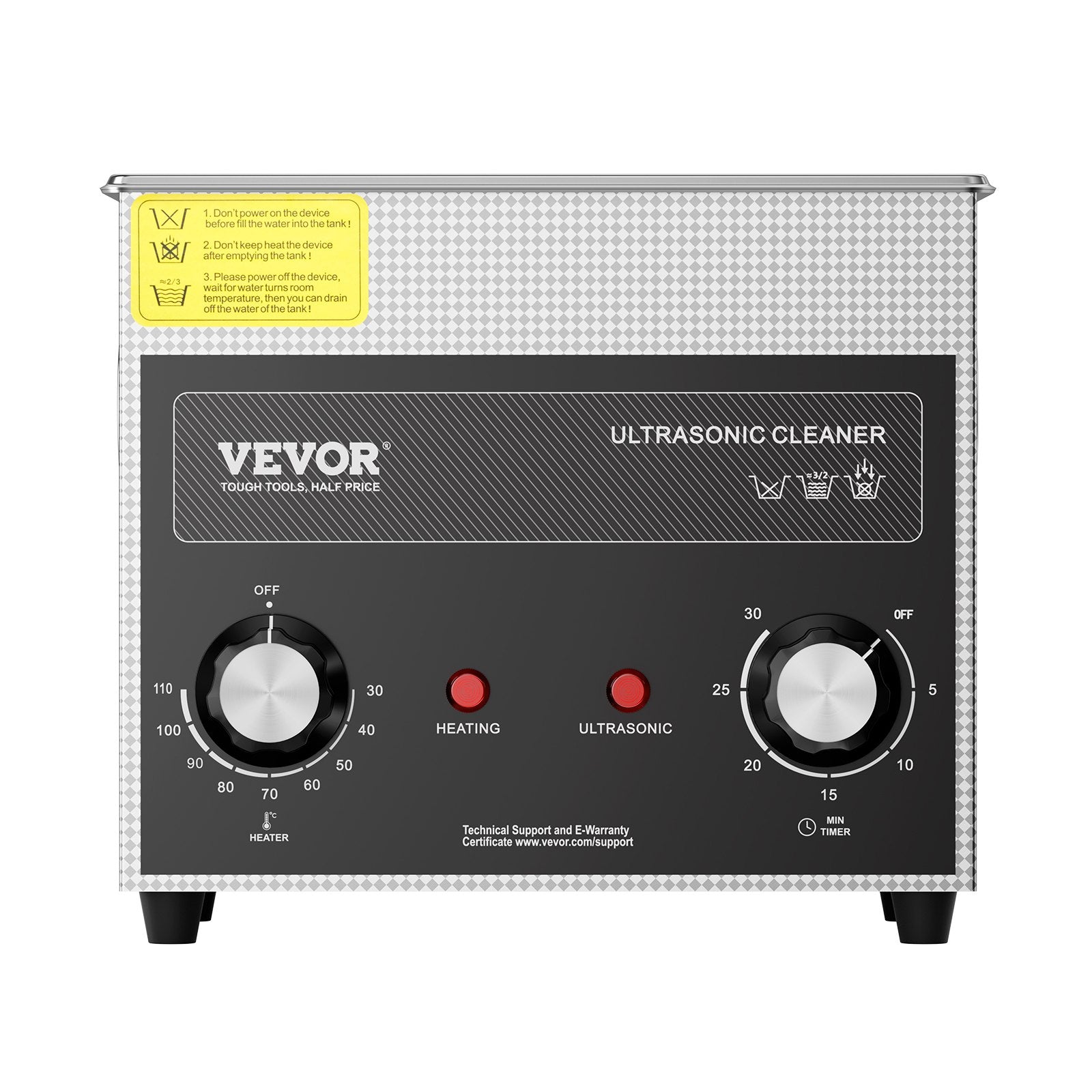 Ultragarsinė valyklė VEVOR KZ-S3, 3 l talpos