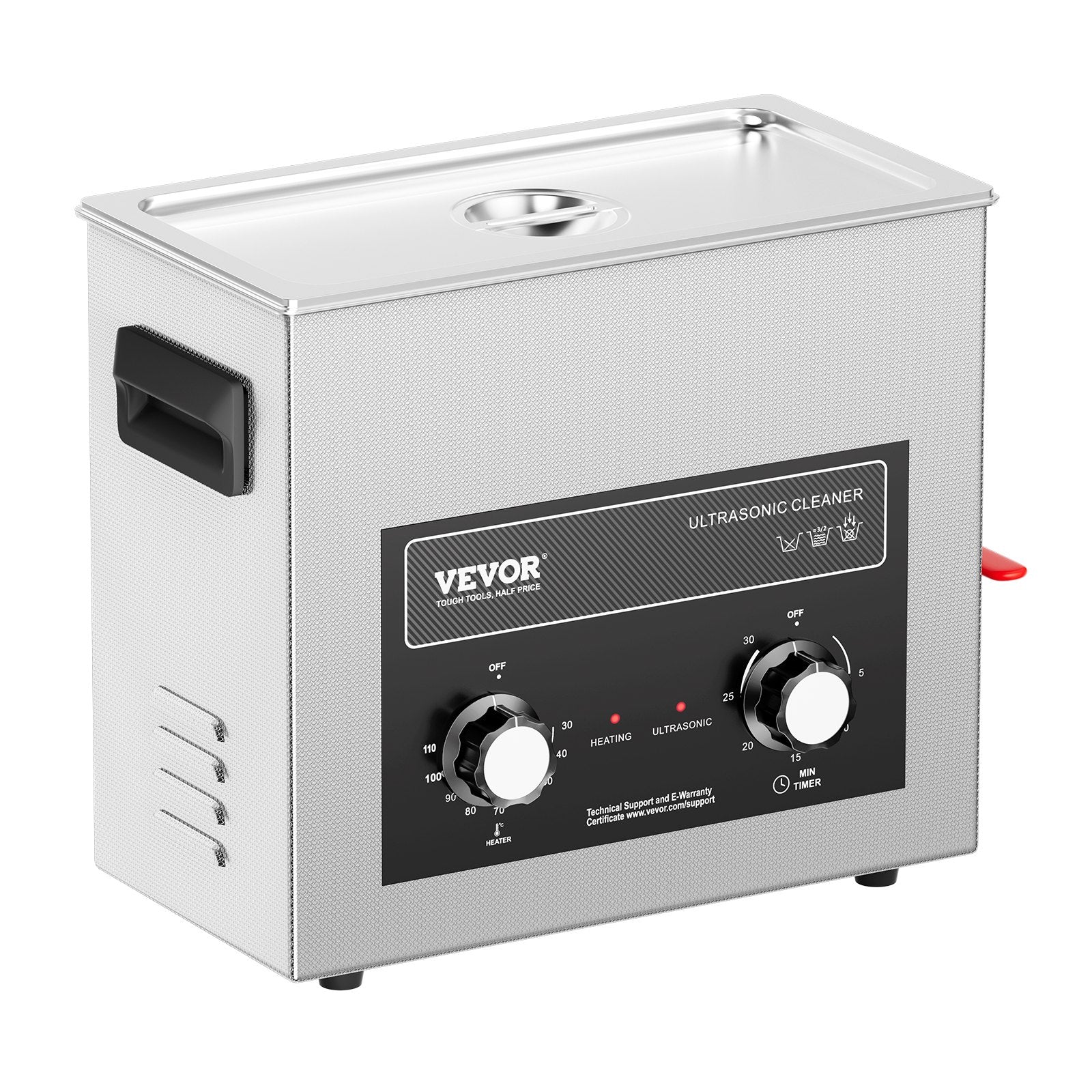 Ultragarsinė valyklė VEVOR TH-30AXN, 6 l talpa