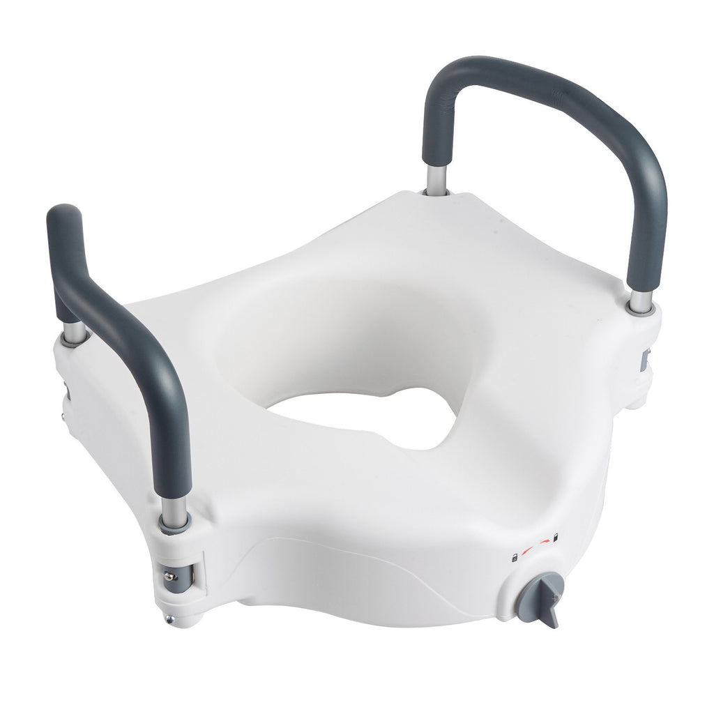 Paaukštinta tualeto sėdynė su rankenomis VEVOR SC7060B, 127 mm pakėlimas
