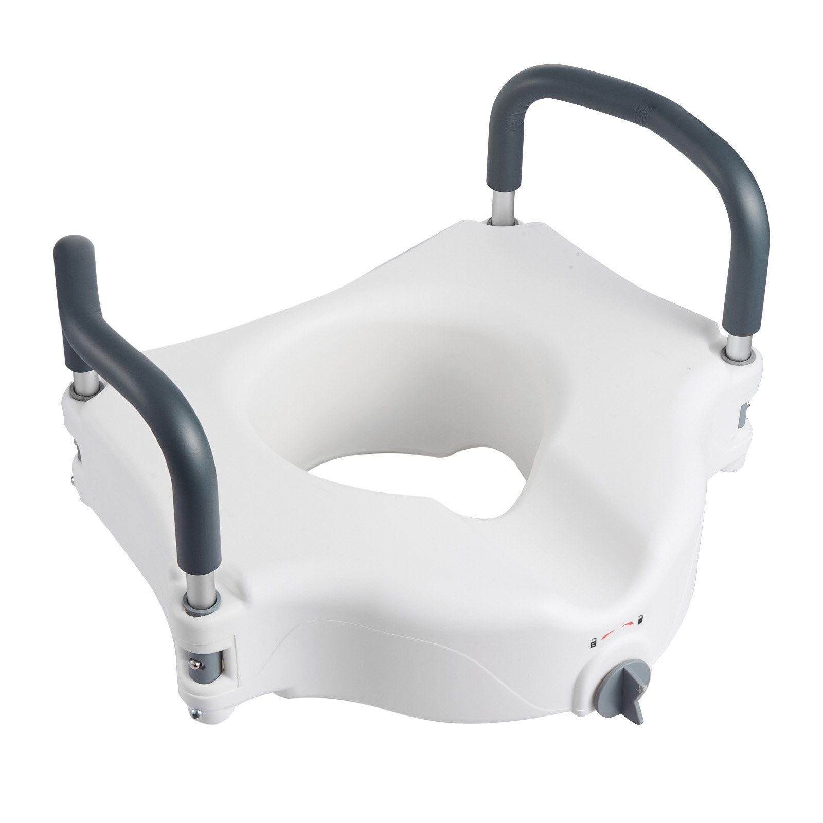 Paaukštinta tualeto sėdynė su rankenomis VEVOR SC7060B, 127 mm pakėlimas